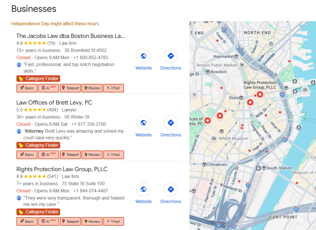 Why the Local 3-Pack Matters for Law Firms